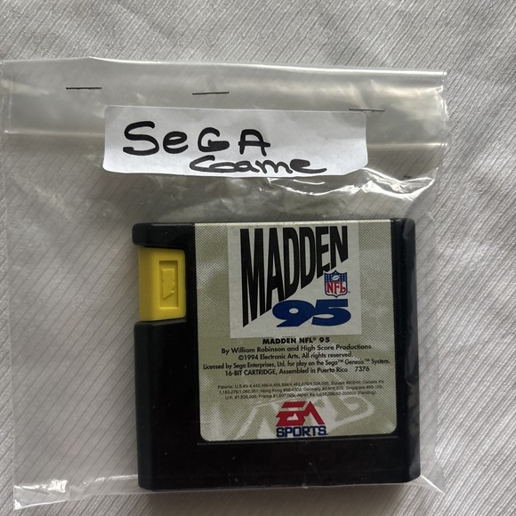 Sega Other - Vintage Sega Genesis Sports Game